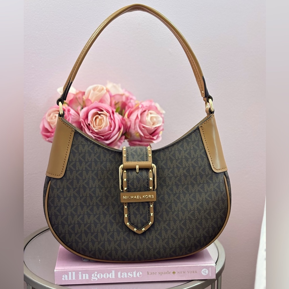 Michael Kors Saddle Bag, Studded Hardware